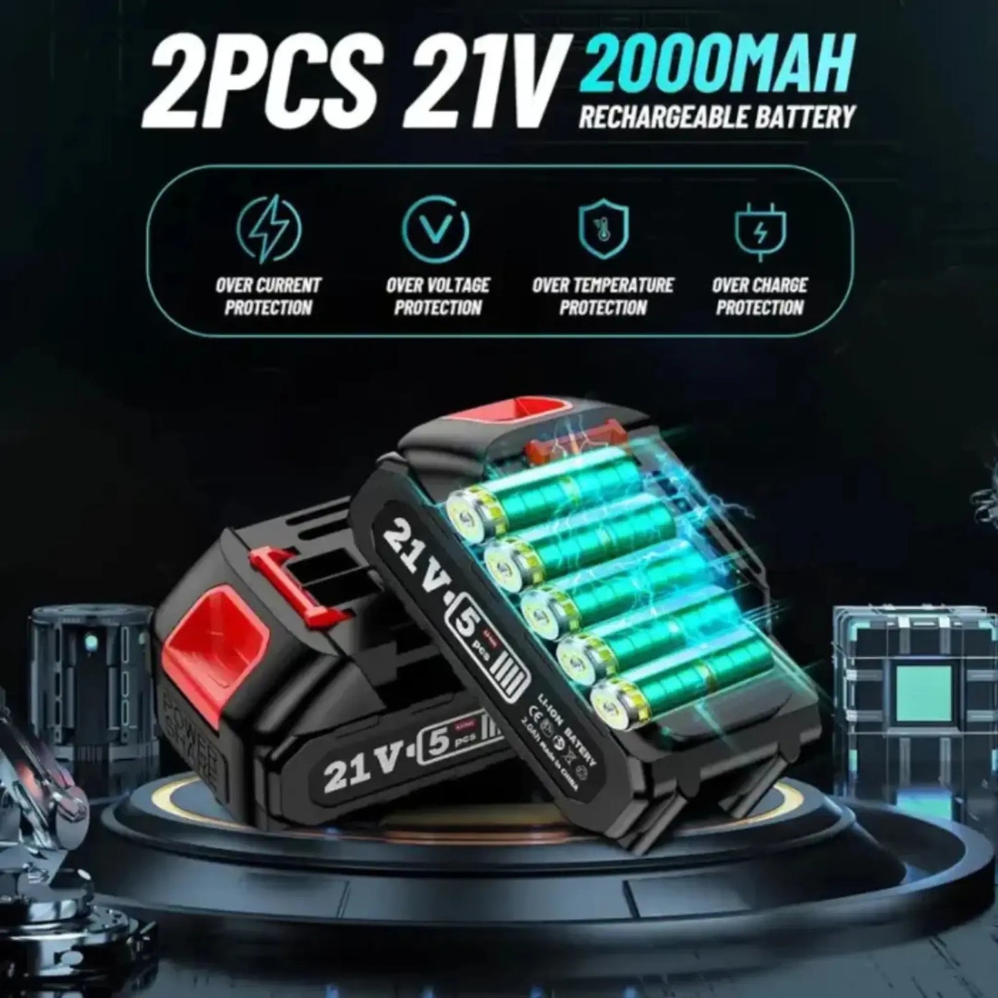 Sawverin RX3 Pro - 2-in-1 Cordless Telescopic Pole Chainsaw & Chainsaw (6 inch) + FREE Battery + Charger