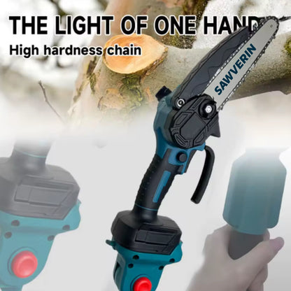 Sawverin RX3 Pro - 2-in-1 Cordless Telescopic Pole Chainsaw & Chainsaw (6 inch) + FREE Battery + Charger